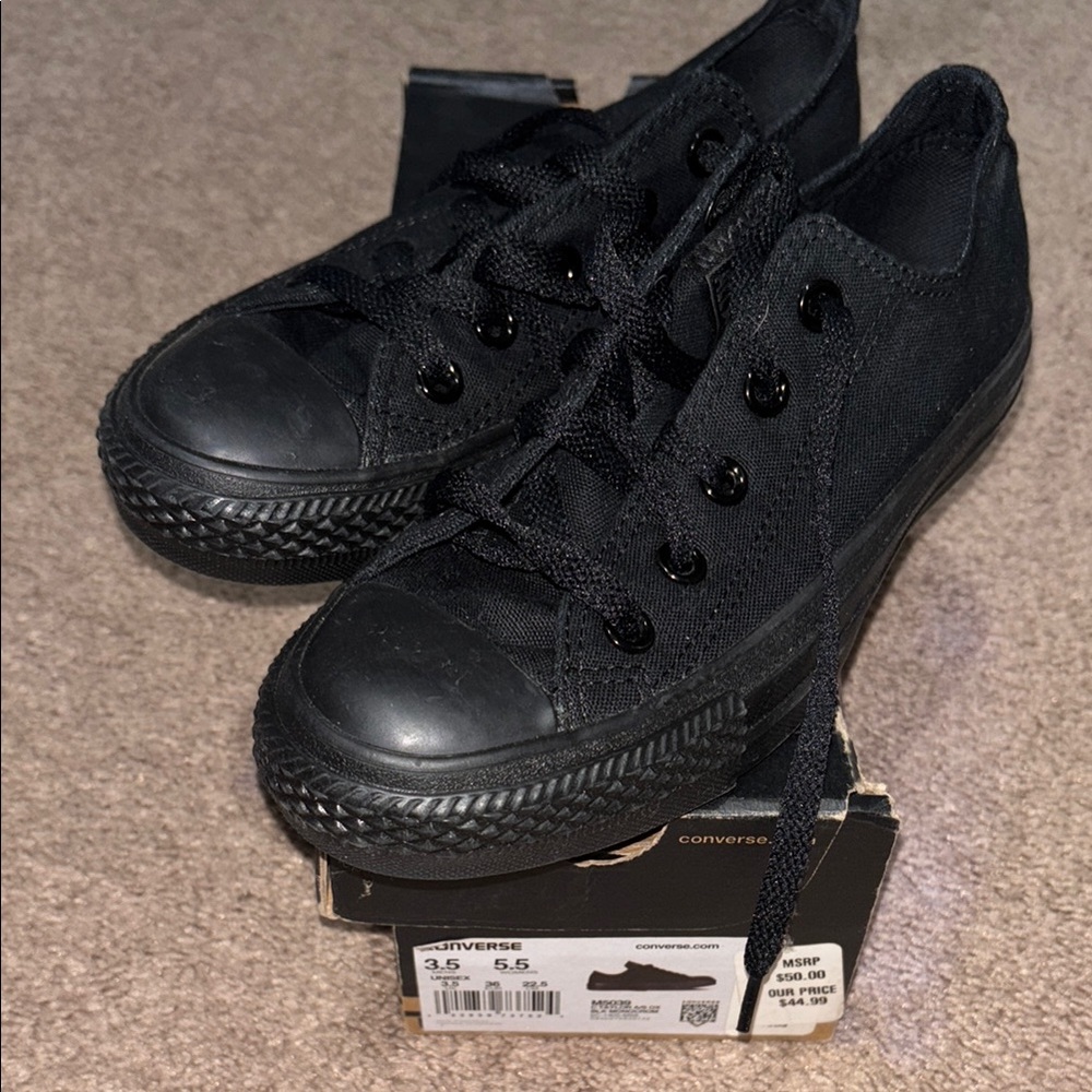 Converse Kids Black Sneakers